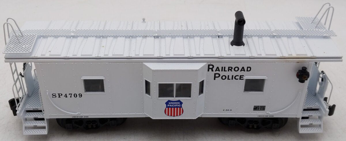 K-Line K612-2113 O Gauge Union Pacific Police Smoking Bay Window Caboose #4709 EX/Box