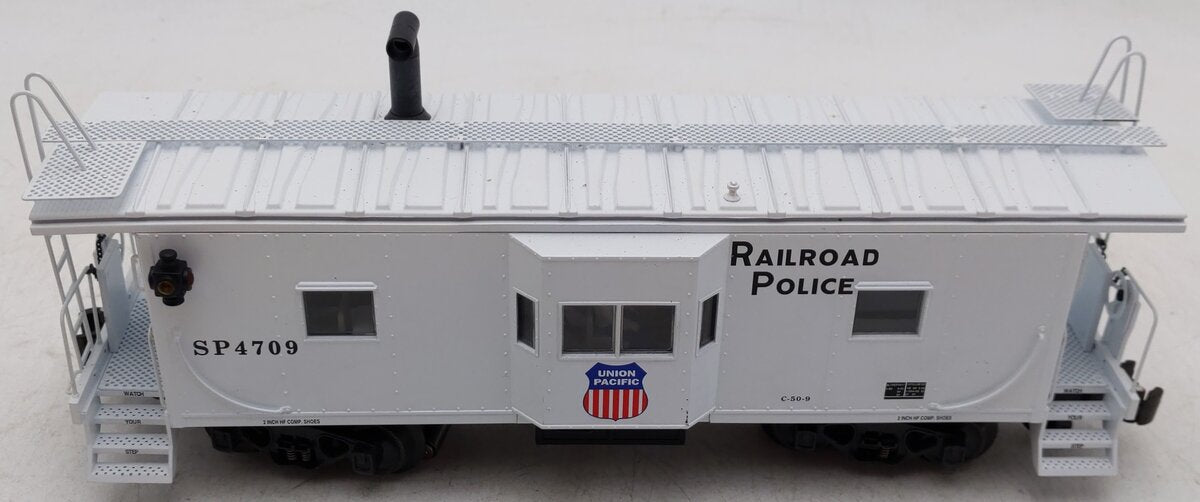 K-Line K612-2113 O Gauge Union Pacific Police Smoking Bay Window Caboose #4709 EX/Box