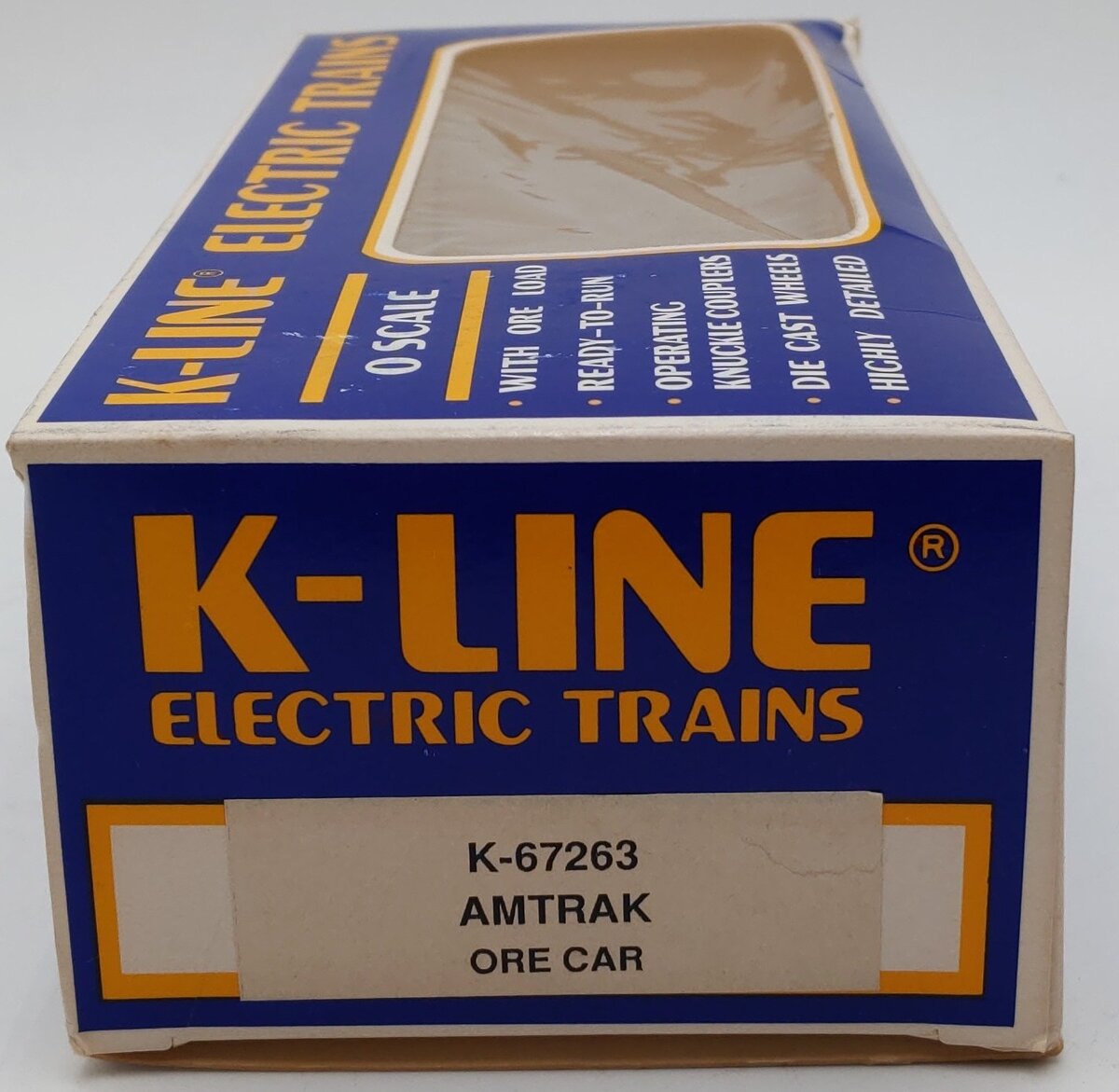 K-Line K-67263 Amtrak Ore Car with Load EX/Box