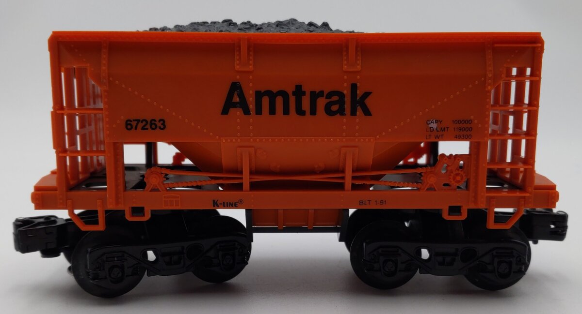 K-Line K-67263 Amtrak Ore Car with Load EX/Box