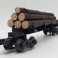 K-Line K663-1212 Canadian Pacific Skeleton Car w/Logs #308430 LN/Box