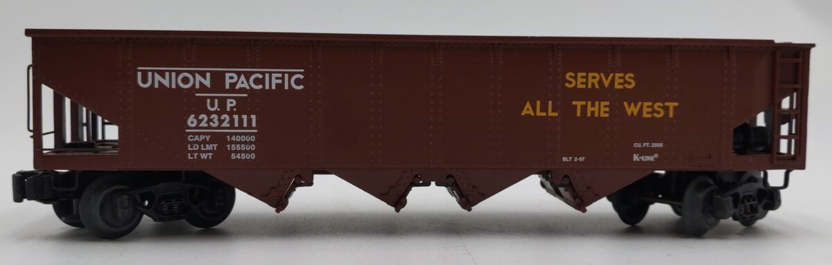K-Line K623-2111 O Gauge Union Pacific Classic Diecast Hopper #6232111 LN/Box