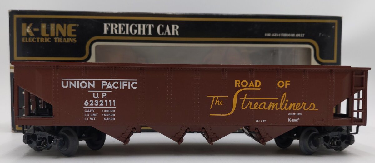K-Line K623-2111 O Gauge Union Pacific Classic Diecast Hopper #6232111 LN/Box