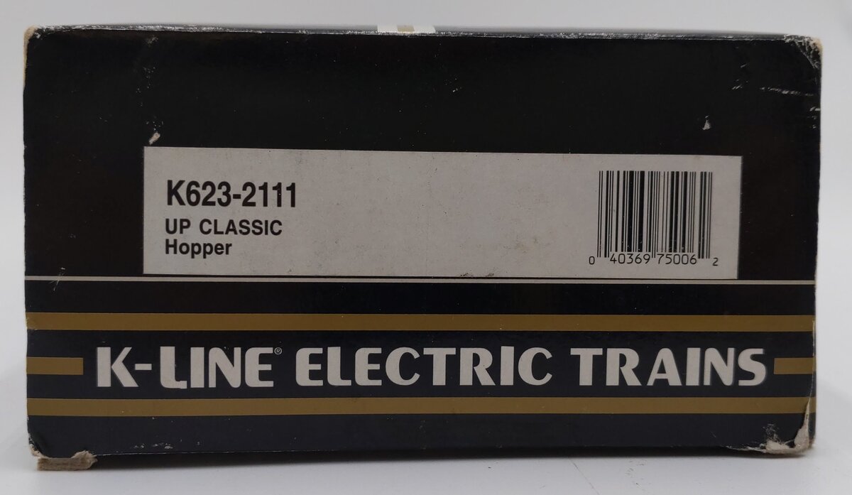 K-Line K623-2111 O Gauge Union Pacific Classic Diecast Hopper #6232111 LN/Box
