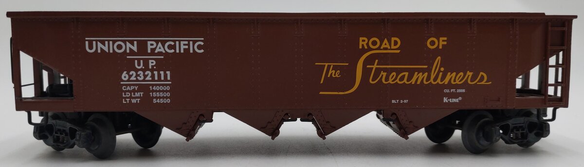 K-Line K623-2111 O Gauge Union Pacific Classic Diecast Hopper #6232111 LN/Box