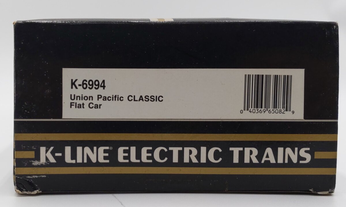 K-Line K-6994 O Gauge Union Pacific Classic Flat Car EX/Box