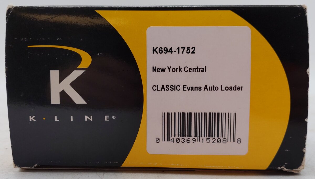 K-Line K694-1752 O Gauge New York Central Classic Evans Auto Loader EX/Box