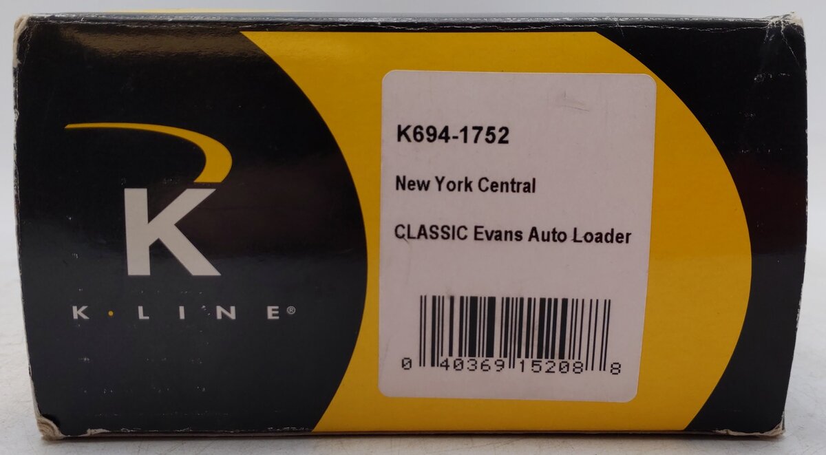 K-Line K694-1752 O Gauge New York Central Classic Evans Auto Loader EX/Box