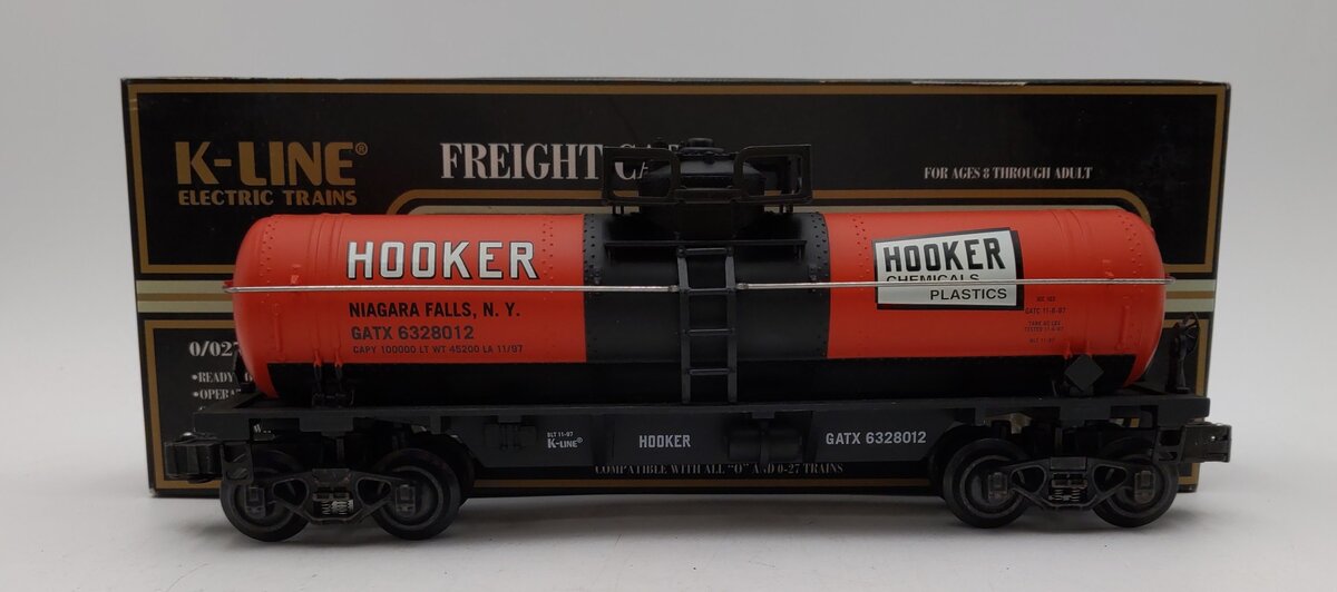 K-Line K632-8012 O Gauge Hooker Single Dome Tank Car LN/Box