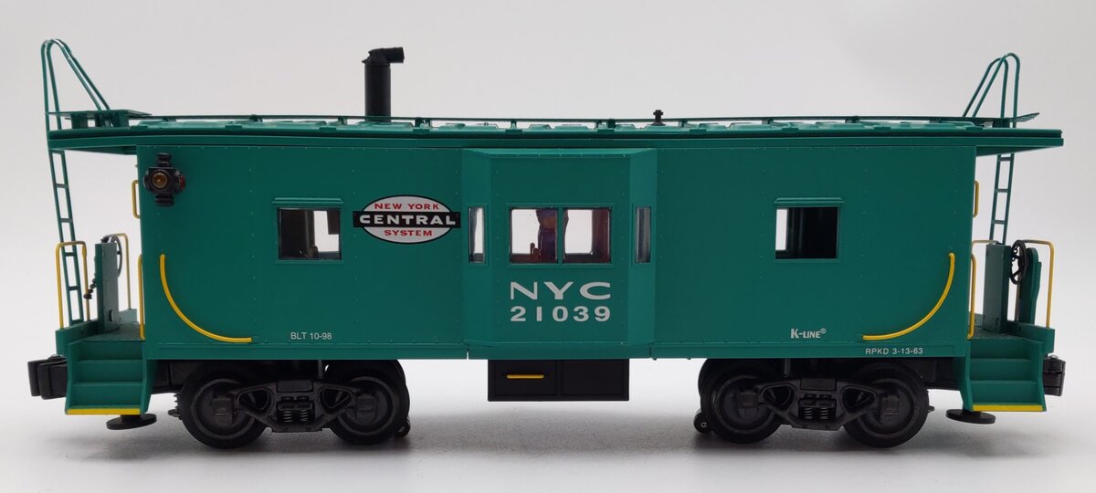 K-Line K612-1751 O Gauge New York Central Scale Bay Window Caboose #21039 EX/Box