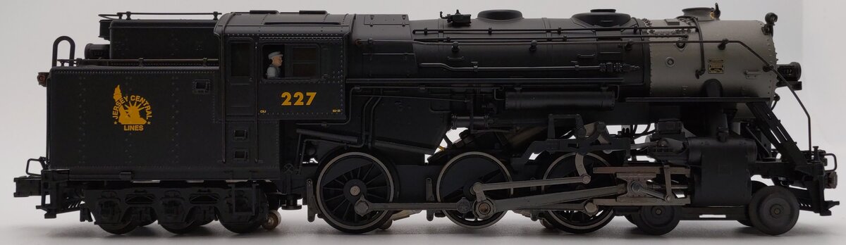 K-Line K3419-0227CC O Central New Jersey 4-6-6T Tank Engine #227 EX/Box