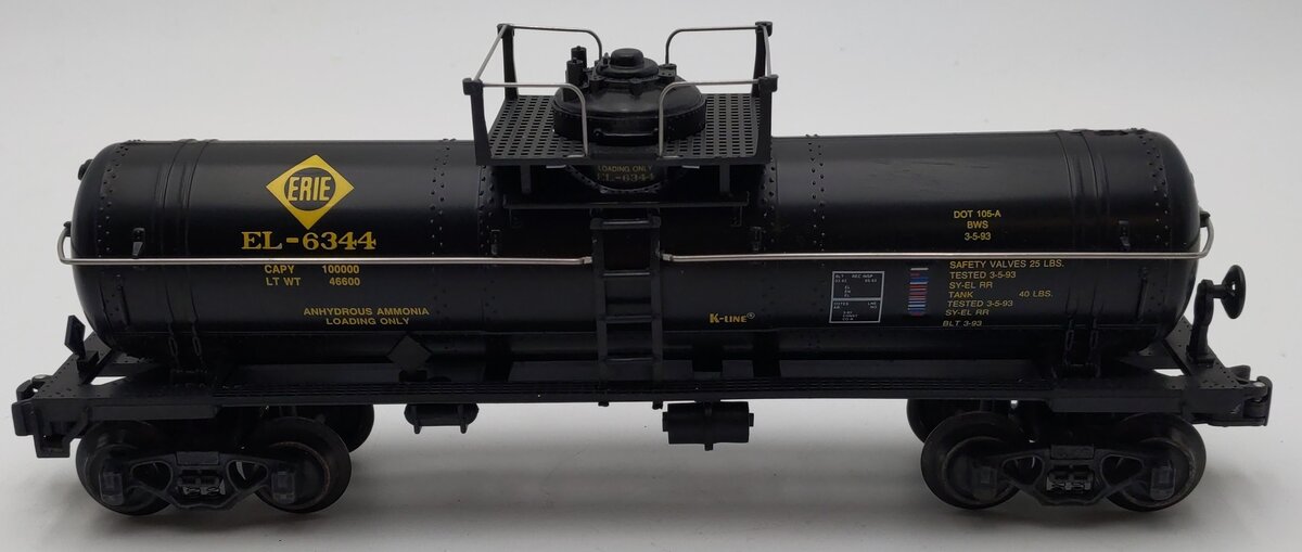 K-Line K6344 O Erie Single Dome Tank Car EX/Box