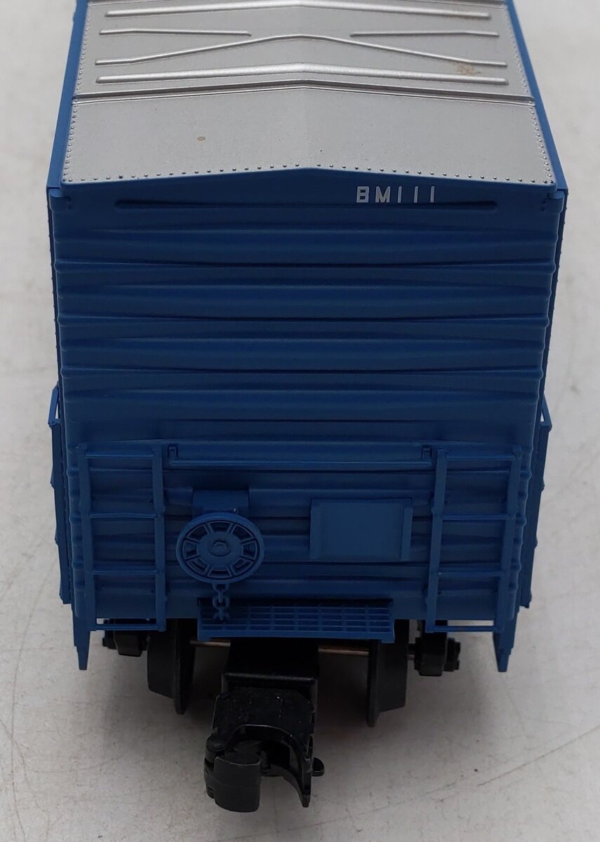 Atlas 6501-2 O Gauge Boston & Maine 53' Double Plug Door Boxcar #111 (3 Rail) EX/Box