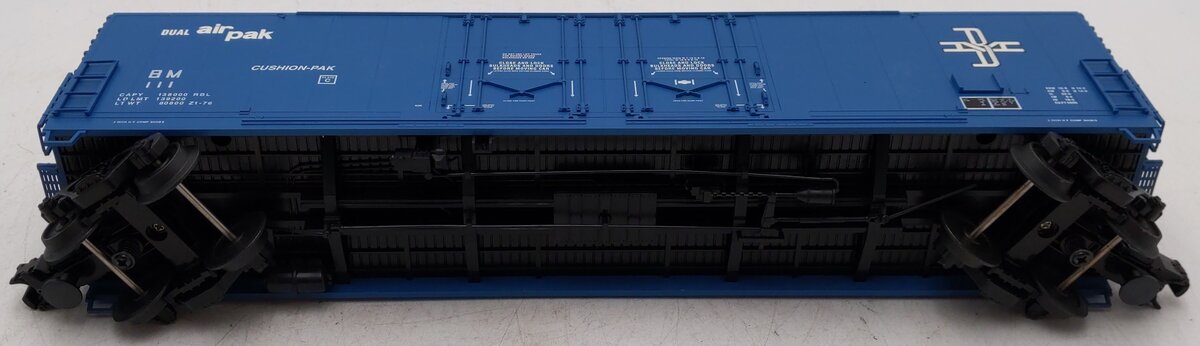 Atlas 6501-2 O Gauge Boston & Maine 53' Double Plug Door Boxcar #111 (3 Rail) EX/Box