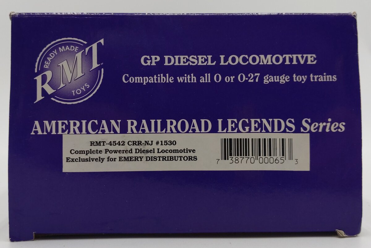 RMT 4542 O Central New Jersey Powered BEEP Diesel Locomotive #1530 EX/Box