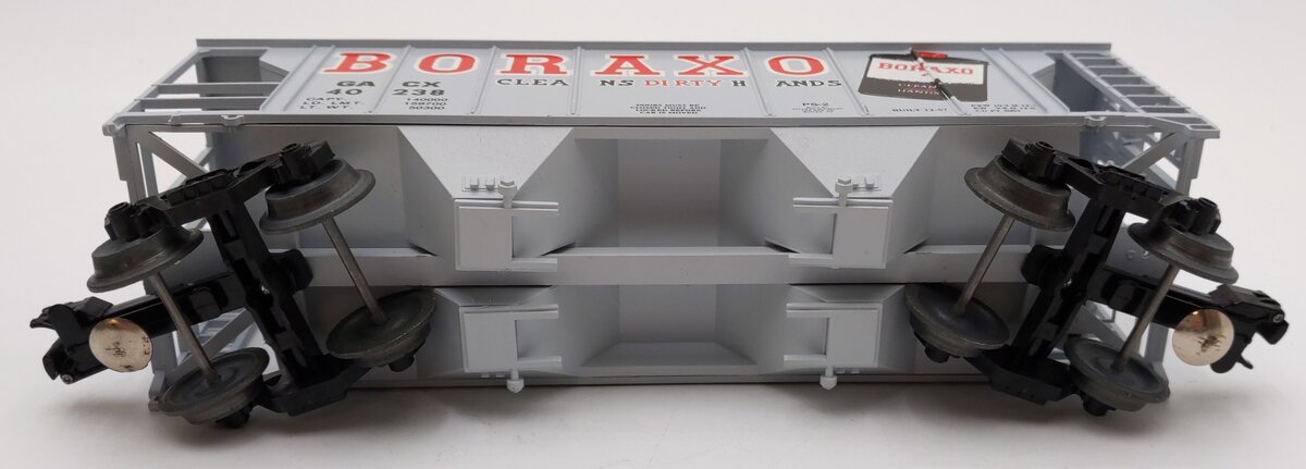 Weaver U1905 O Gauge Boraxo 3-Rail PS-2 Covered Hopper Car #40238 VG/Box