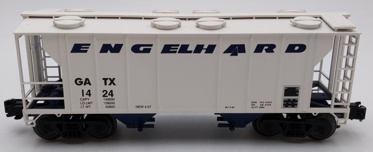Weaver O Gauge Engelhard Covered Hopper #1424 (3-Rail) EX/Box