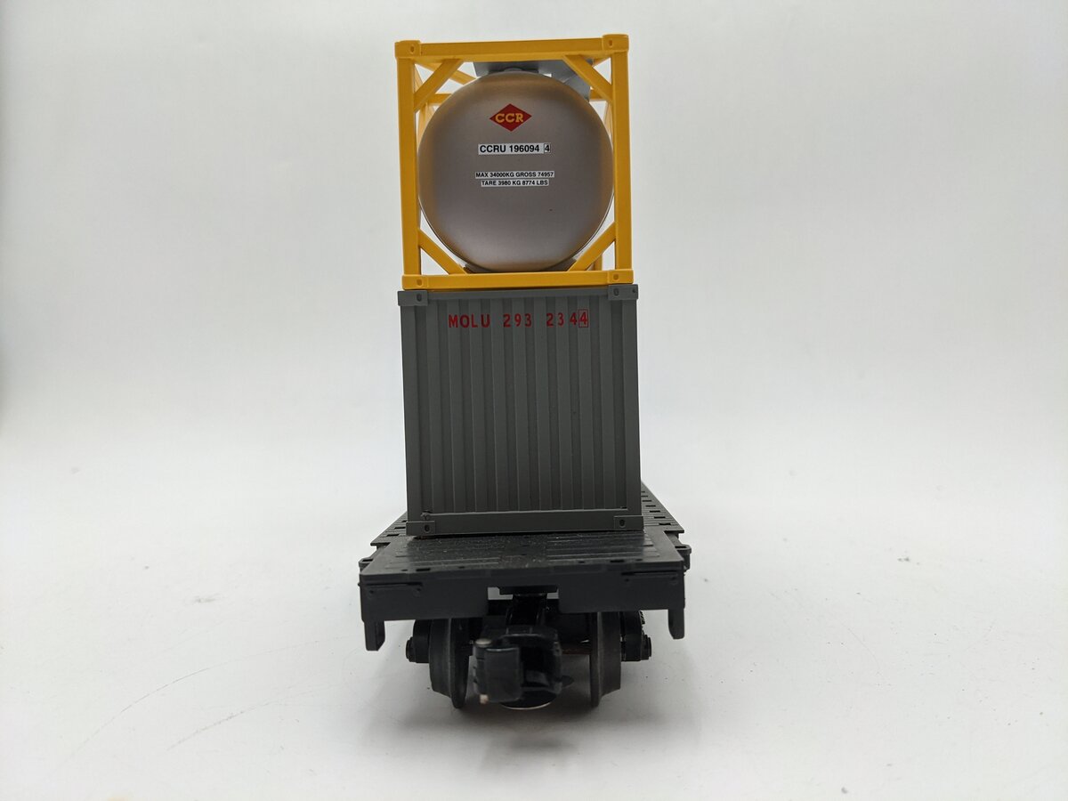 Weaver 3025 O Gauge Nickel Plate Road (NKP) 50ft Flat Car 3-Rail VG