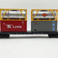 Weaver 3025 O Gauge Nickel Plate Road (NKP) 50ft Flat Car 3-Rail VG