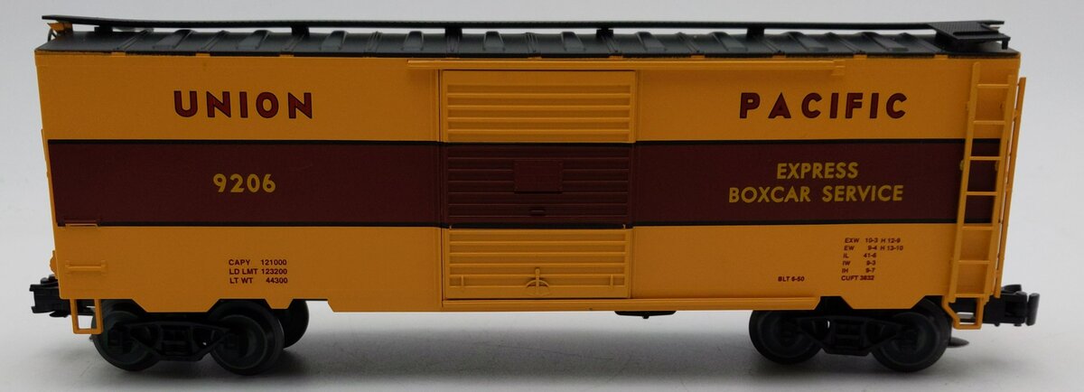 Weaver EBC55U1 O Gauge Union Pacific Express Boxcar #9206 LN