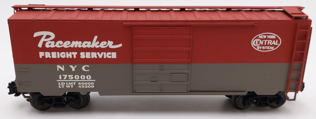 Weaver U2101 O Gauge New York Central PS-1 40' Boxcar (3 Rail) #175000 EX/Box