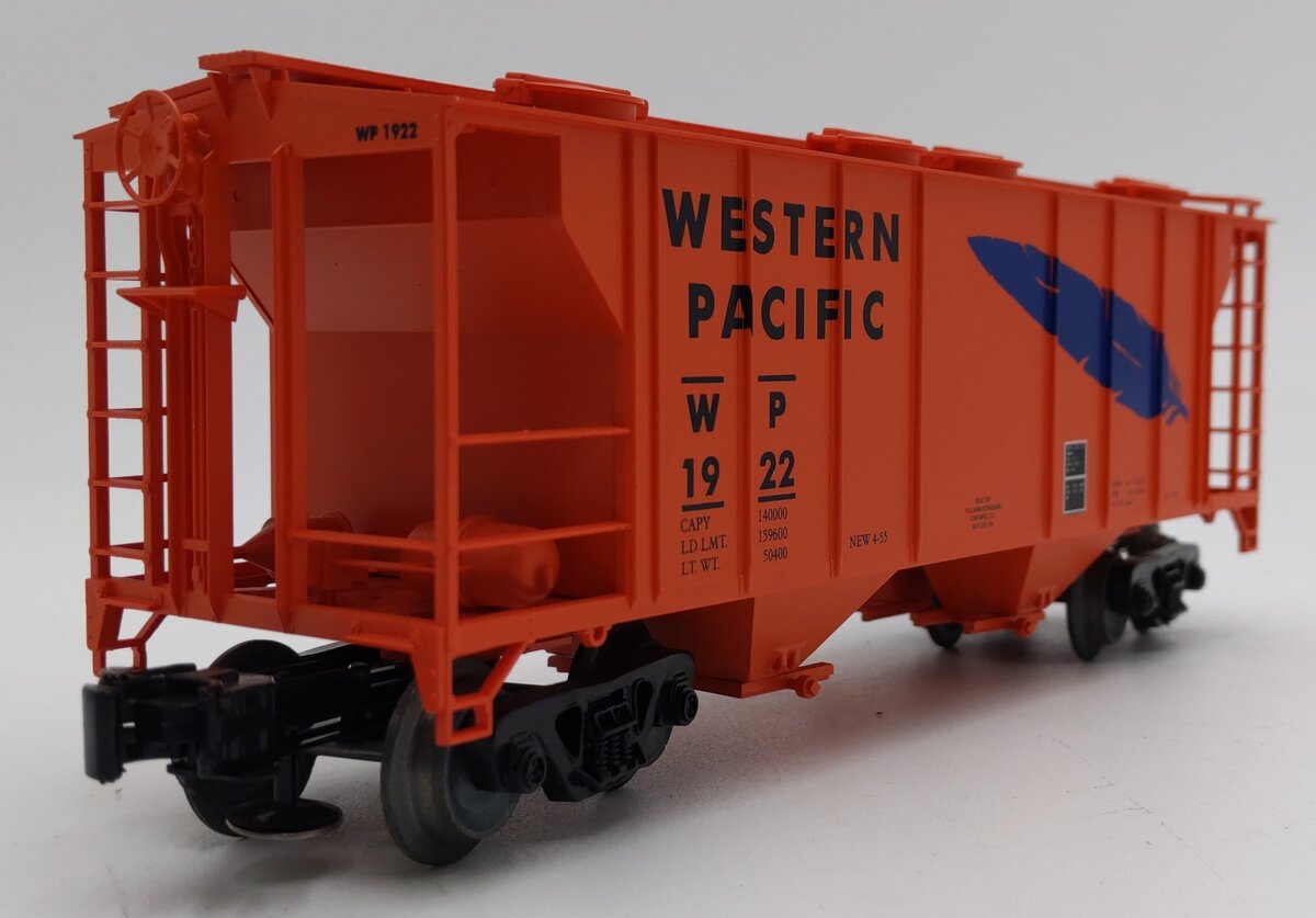 Weaver 1922 O Gauge Western Pacific PS-2 Covered Hopper (3-Rail) EX/Box