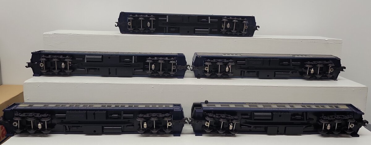 Williams O Gauge Baltimore and Ohio Madison Passenger 5- Car Set W/ Illumination LN/Box