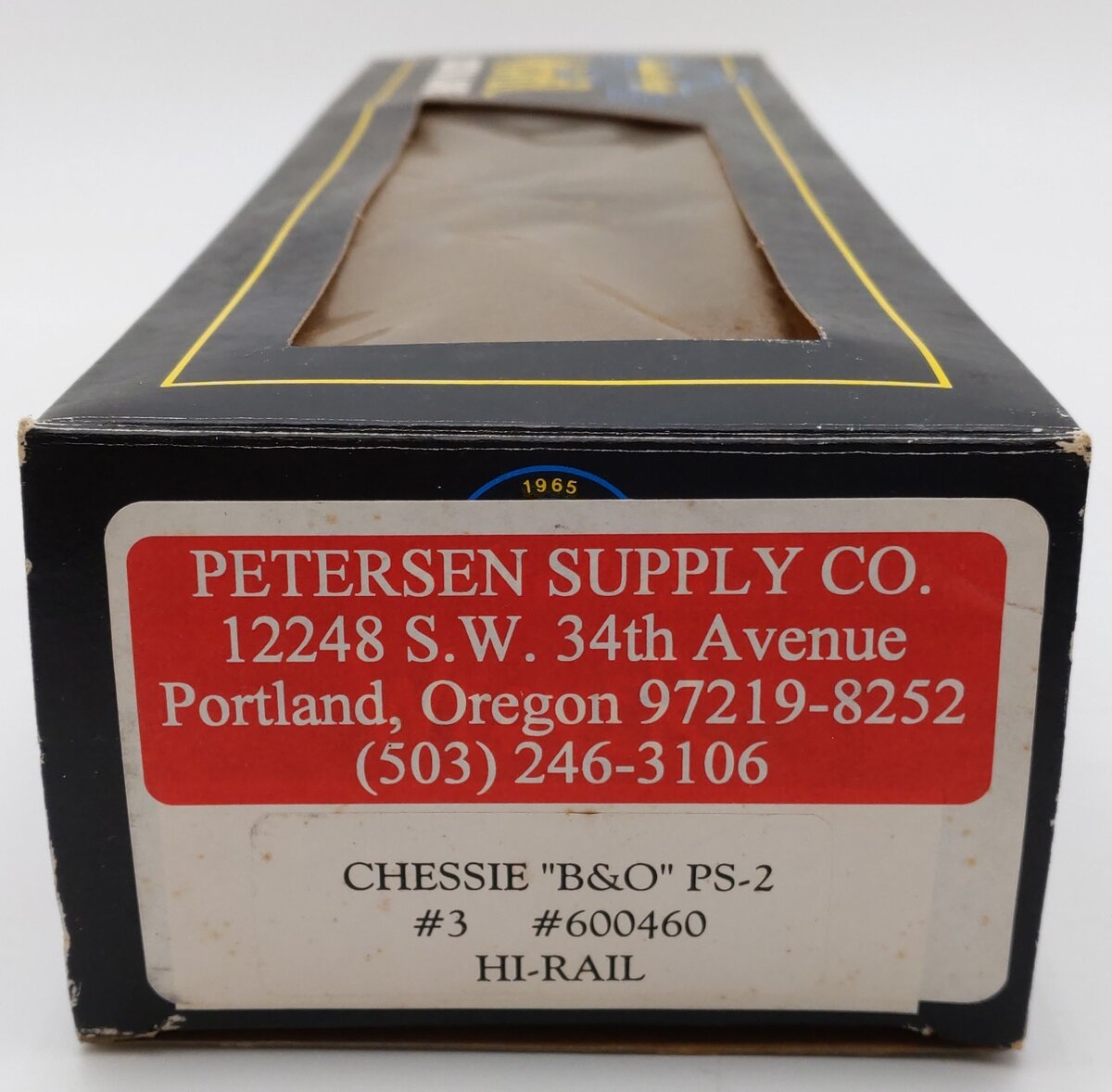 Weaver 600460 O Gauge Baltimore & Ohio Chessie PS-2 #3 Hi-Rail Hopper Car EX/Box