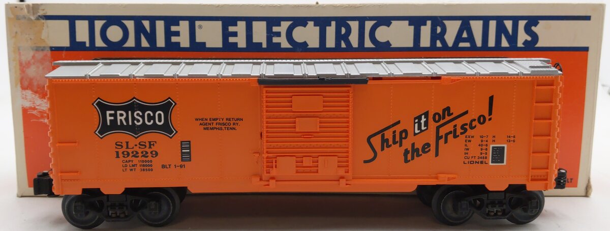 Lionel 6-19229 O Gauge Frisco Boxcar VG/Box