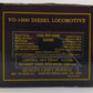 Weaver 1558LP O CNJ Baldwin VO-1000 Diesel Locomotive #1062 w/ Sound LN/Box