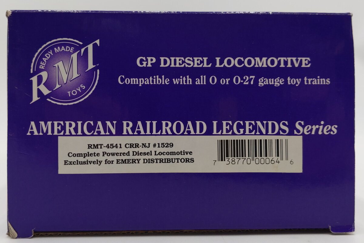 RMT 4541 O Central New Jersey Powered BEEP Diesel Locomotive #1529 LN/Box