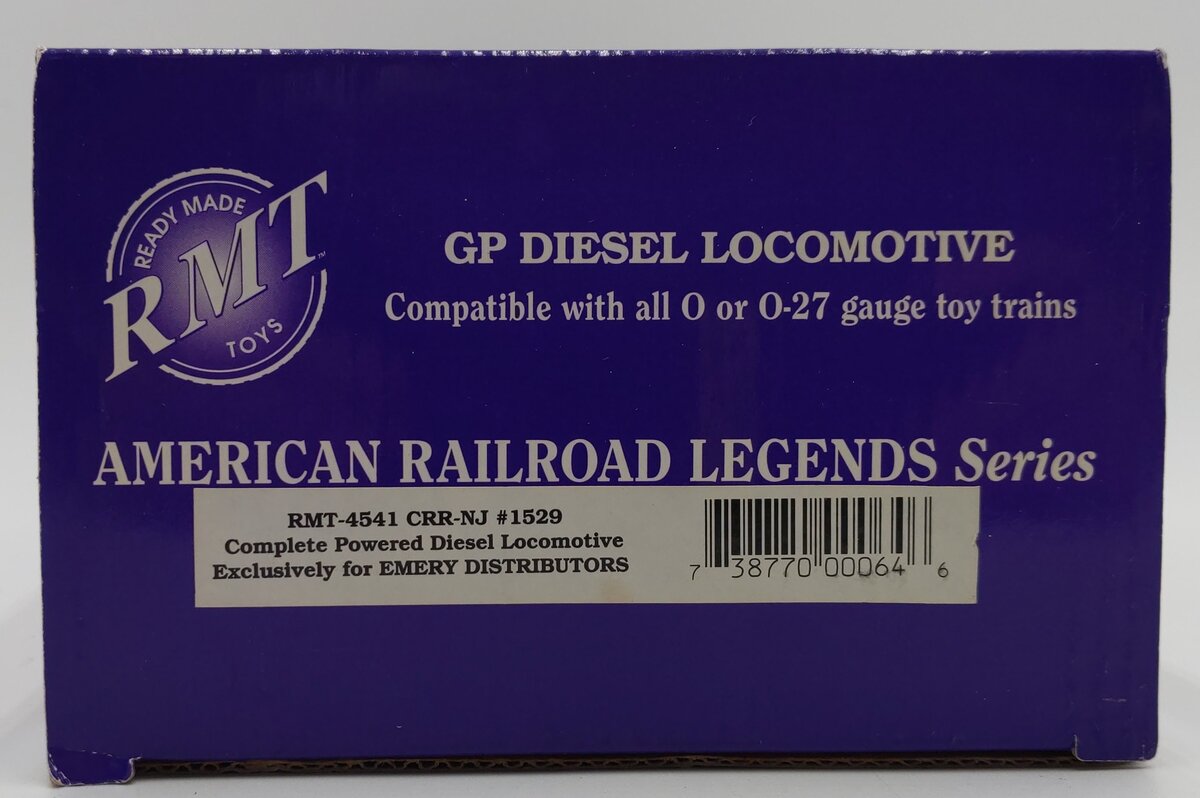 RMT 4541 O Central New Jersey Powered BEEP Diesel Locomotive #1529 LN/Box