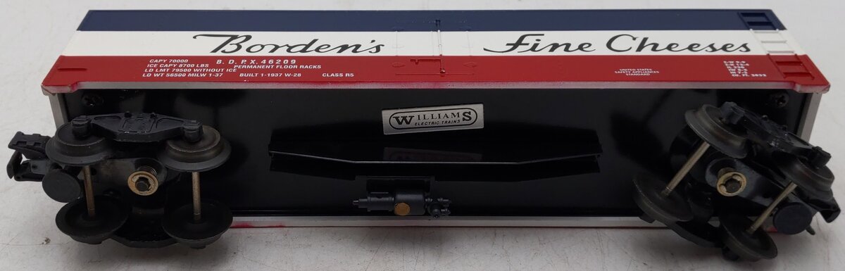 Williams 3273 O Gauge Bordens' Cheeses Refrigerator Car #73 EX/Box