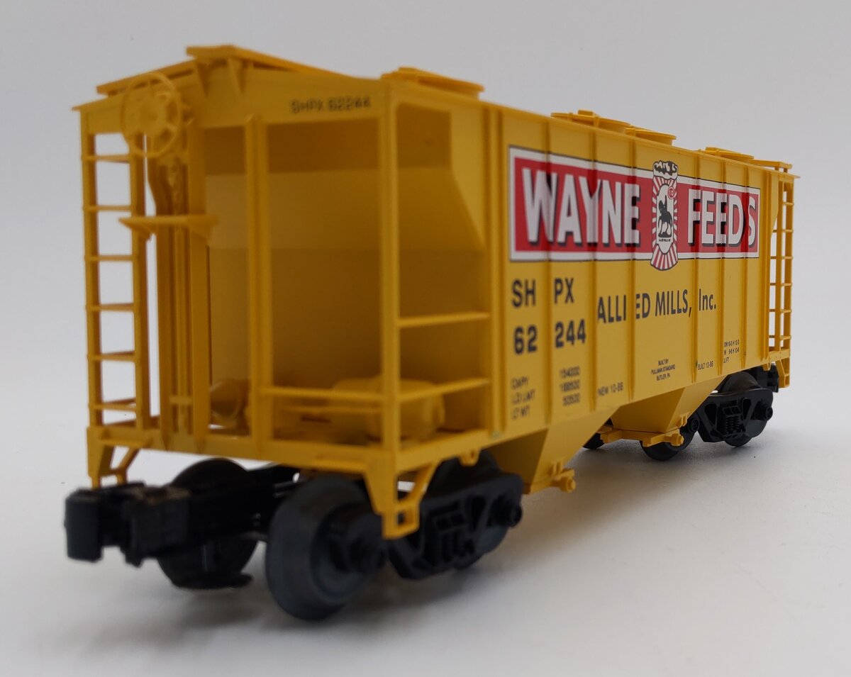 Weaver 62244 O Gauge Wayne Feeds Hopper Car (3-Rail) EX/Box