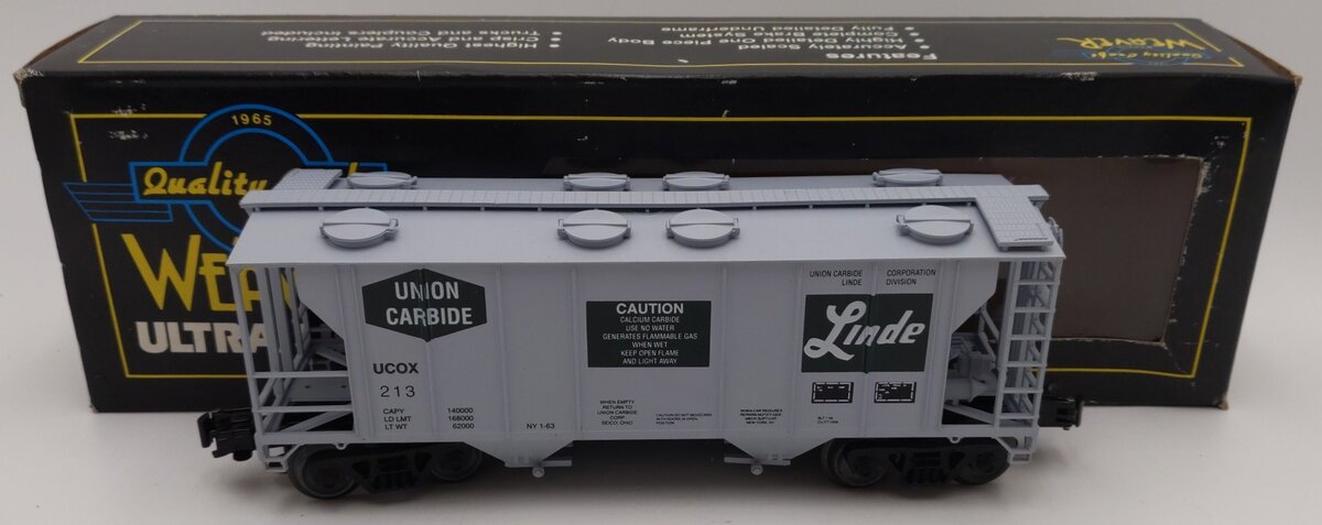 Weaver 213 O Gauge Union Carbide PS-2 Hopper (3-Rail) EX/Box