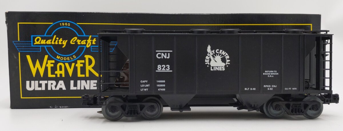 Weaver 823 O Gauge Central of New Jersey PS-2 Covered Hopper (3-Rail) EX/Box