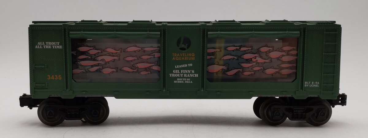 Lionel 6-16742 O Gauge Gil Finn's Trout Ranch Animated Aquarium Car #3435 EX/Box