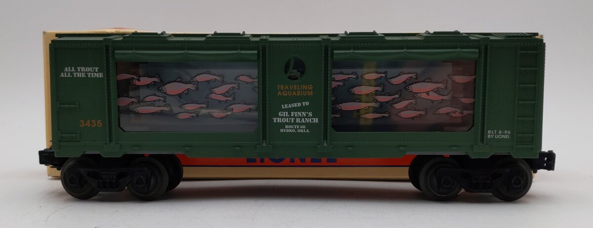 Lionel 6-16742 O Gauge Gil Finn's Trout Ranch Animated Aquarium Car #3435 EX/Box