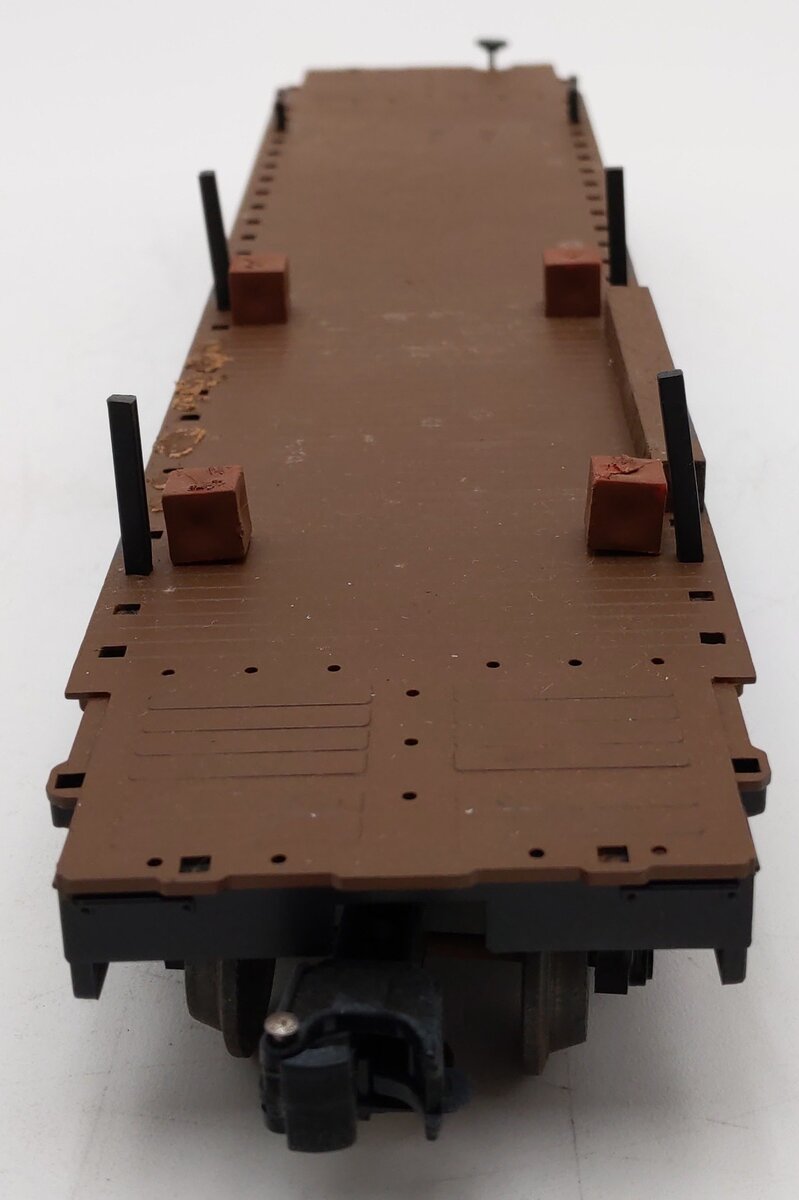 Weaver 4081 O Gauge New York Central Hi-Rail 50' Flatcar #499374 VG/Box