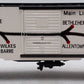 Williams 47018 O Lehigh Valley 40' Steel 3-Rail Boxcar (Main Line Map) EX/Box