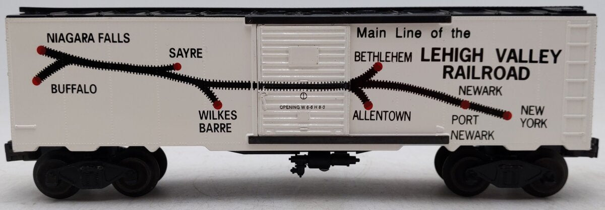 Williams 47018 O Lehigh Valley 40' Steel 3-Rail Boxcar (Main Line Map) EX/Box