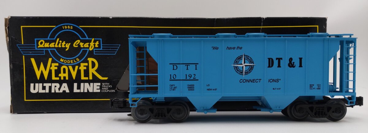 Weaver 10192 O Gauge DT&I Hopper EX/Box