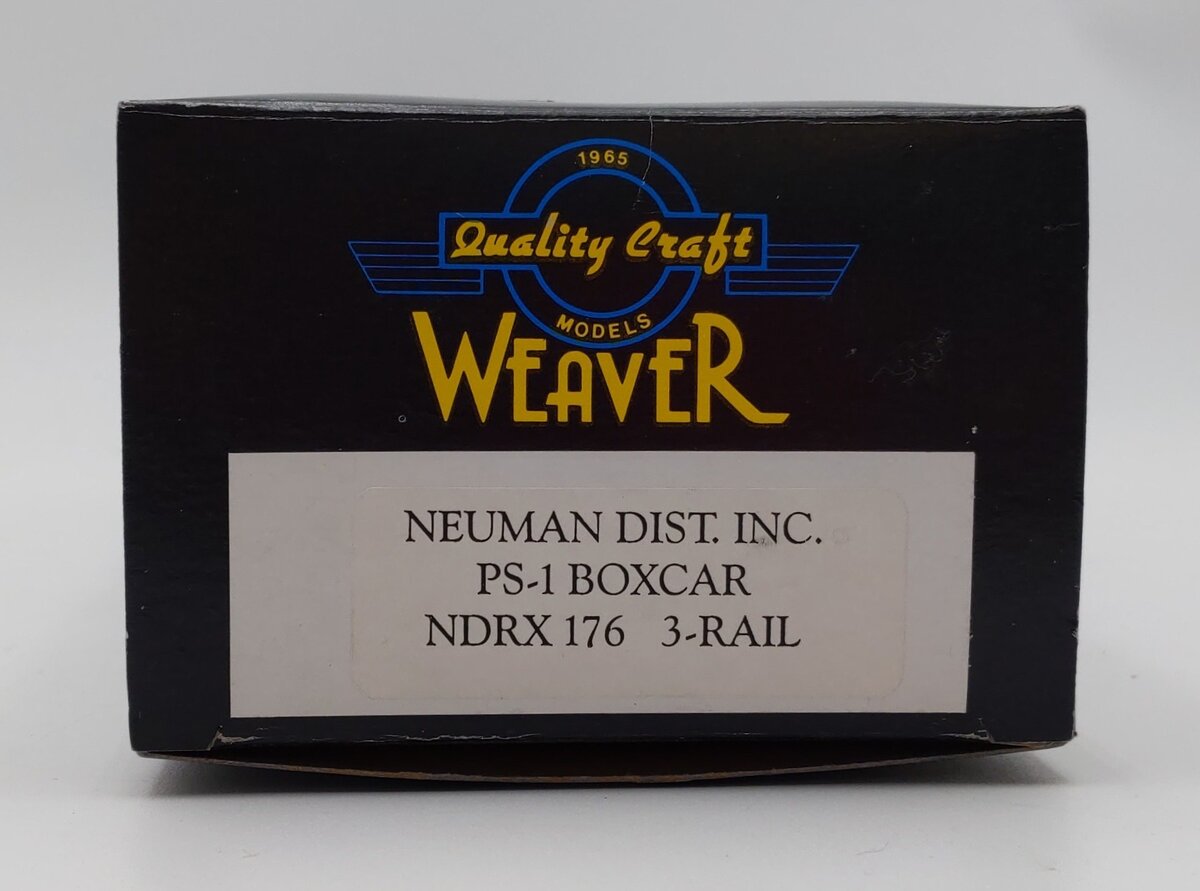 Weaver NDRX 176 "O" Gauge Neuman Distributors, Inc PS-1 Boxcar 3-Rail LN/Box