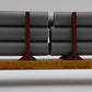 Weaver U4103 O Gauge Union Pacific 50' Flatcar With Pipe Load #54736 EX/Box