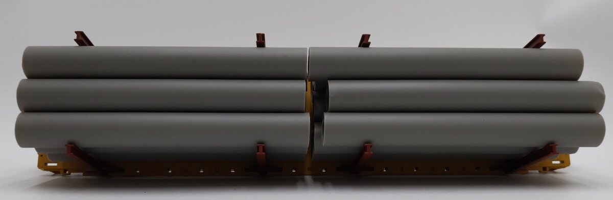 Weaver U4103 O Gauge Union Pacific 50' Flatcar With Pipe Load #54736 EX/Box