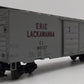 Weaver 2062 O Gauge Erie Lackawanna Hi-Rail Boxcar #80127 (Gray & Maroon) EX/Box