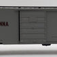 Weaver 2062 O Gauge Erie Lackawanna Hi-Rail Boxcar #80127 (Gray & Maroon) EX/Box