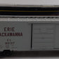 Weaver 2062 O Gauge Erie Lackawanna Hi-Rail Boxcar #80127 (Gray & Maroon) EX/Box