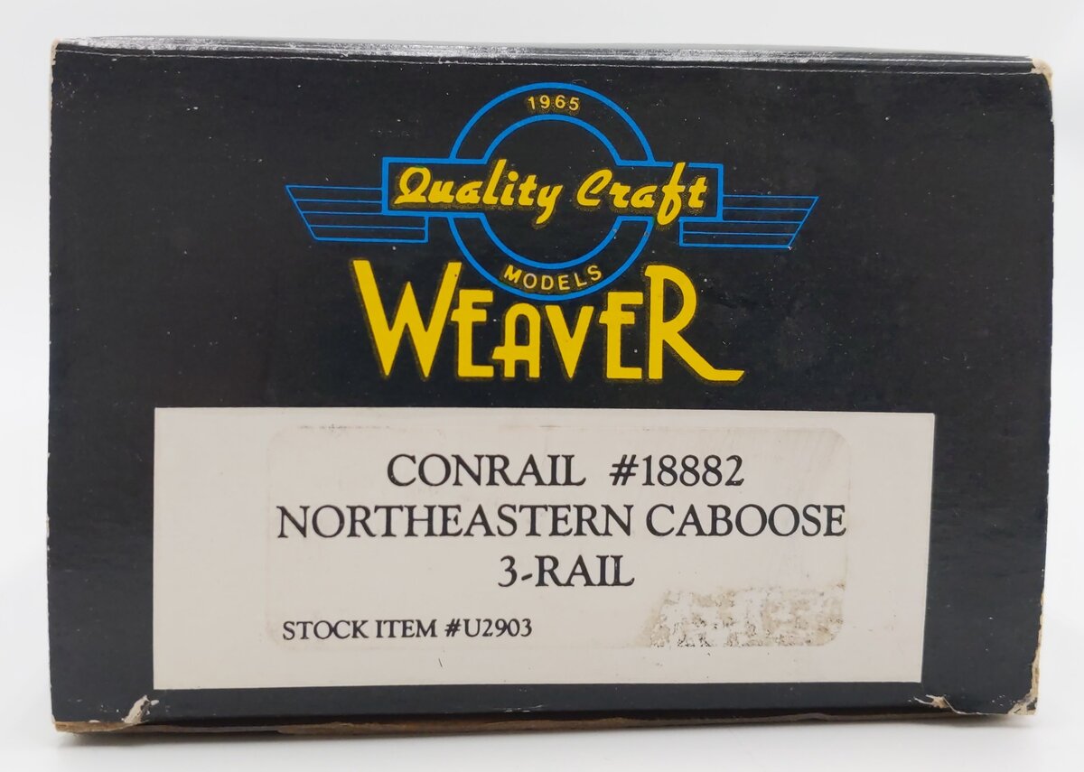 Weaver U2903 O Gauge Conrail Northeastern Caboose (3 Rail) EX/Box