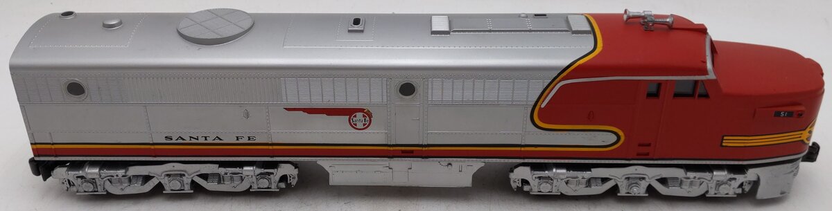 Williams AC-01 O Gauge Santa Fe Powered PA Diesel Locomotive 3-Rail #51 EX/Box